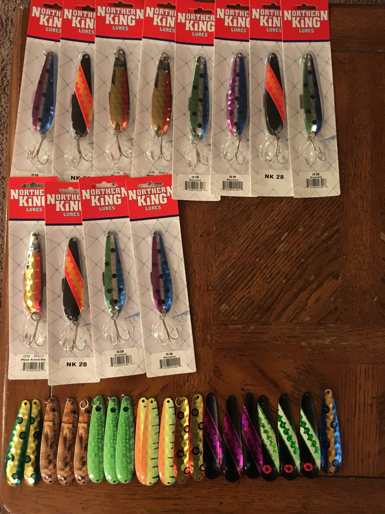 NK 28 spoons Polished, new tape and eyes, UV die cuts - Classifieds - Buy,  Sell, Trade or Rent - Lake Ontario United - Lake Ontario's Largest Fishing  & Hunting Community - New York and Ontario Canada