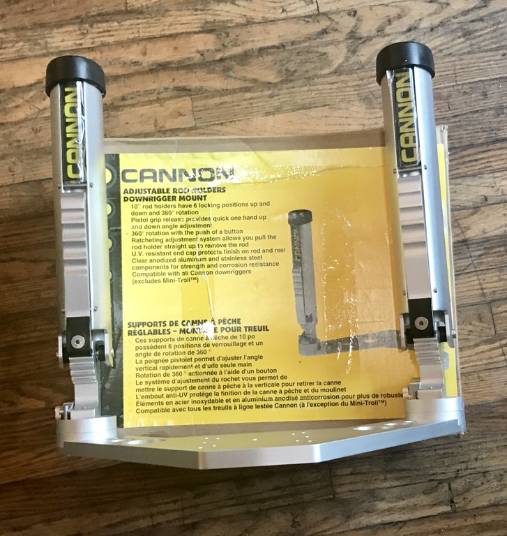 Cannon Dual Downrigger Mount Rod Holders - Classifieds - Buy, Sell, Trade  or Rent - Lake Ontario United - Lake Ontario's Largest Fishing & Hunting  Community - New York and Ontario Canada