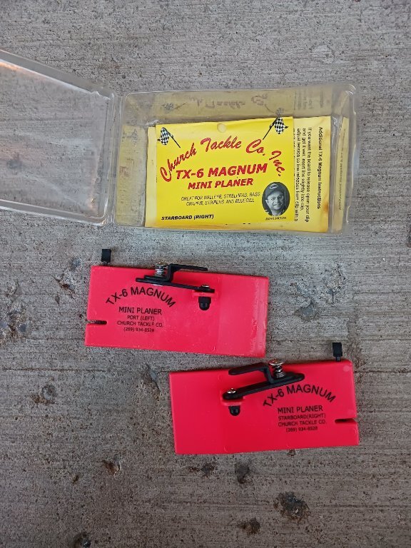 Church Tackle TX-6 Magnum Mini Planer Boards - Classifieds - Buy